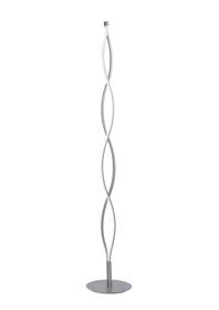 M4861  Sahara Silver 150cm 21W LED Floor Lamp